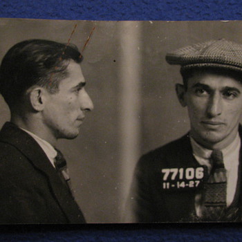 1927 Arrest Photo from Philadelphia, PA.