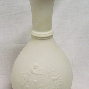 Limoges Vase by Theraud - Bisque - Hole in Bottom?