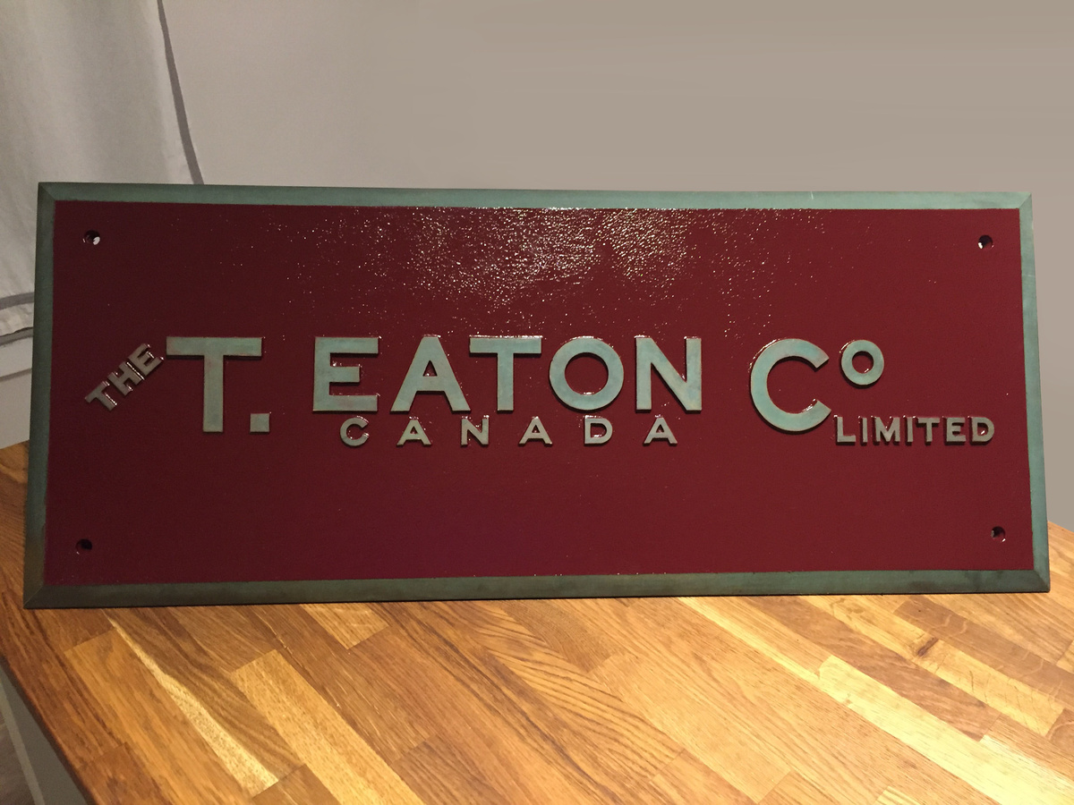 The T. EATON Co Limited, Winnipeg Store Building Sign Collectors Weekly