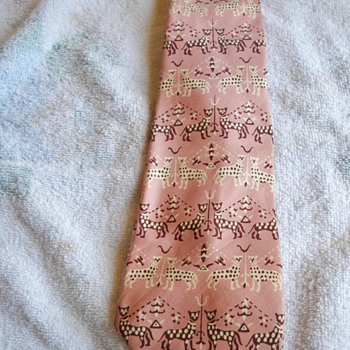 Tina Leser Pink Tie - Accessories