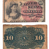 10 cent fractional 10 cent bill 1863