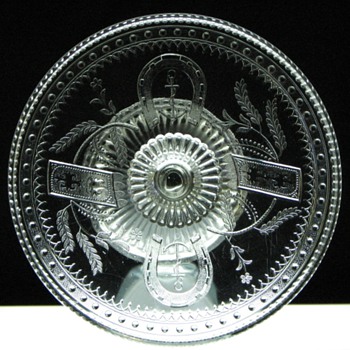 Adams & Co. Good Luck Horseshoe cake stand collection - Glassware