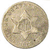 Early U.S. Type Coin: 1853 Three-Cent Piece
