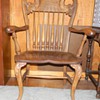 wooden carved chair