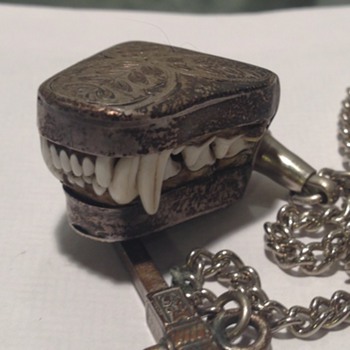 Unusual bizarre watch fob 