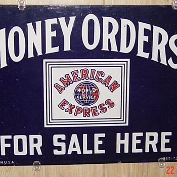 American Express Money Orders - Advertising