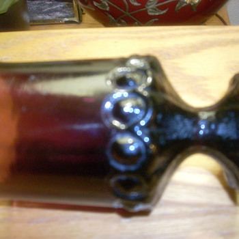 Amethyst glass tumblers - Glassware