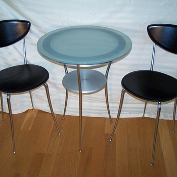 60's Cafe Table & Chair set 