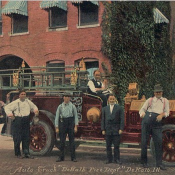 POST CARDS FIRE DEPARTMENTS