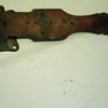 Antique brass strap hinges(set of 3)