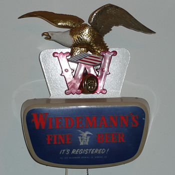 Wiedemann's Beer Eagle Light Up Motion Sign