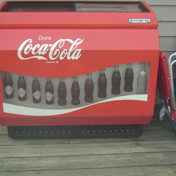 Our Vintage Coca Cola Cooler