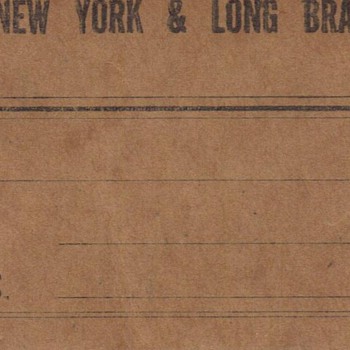 Train ephemera
