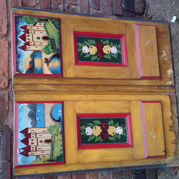 Narrowboat folk art