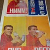 Bud Beer Advertisement found under floor