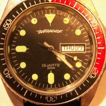 1968 Barracuda Men's Divers Watch ~ 200 Meters - Wristwatches