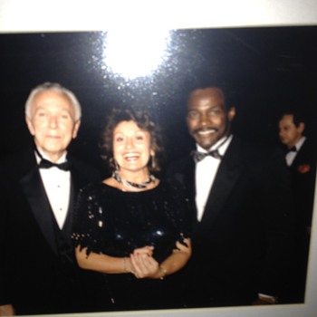 Walter Payton at a ball with my grandfather and grandmother