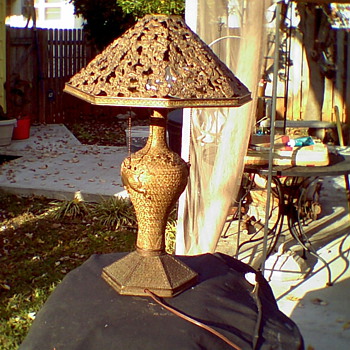 Antique orential lamp. 