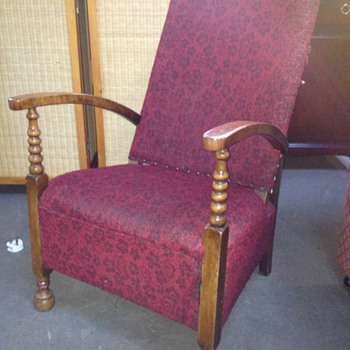 low slung fireside chair