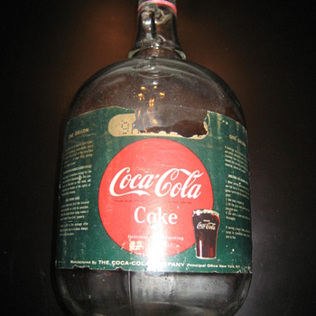 1 Gallon Coke bottle - Coca-Cola