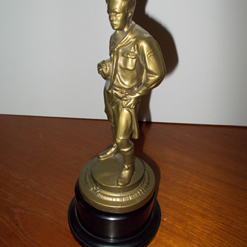 Early Boy Scout Statue