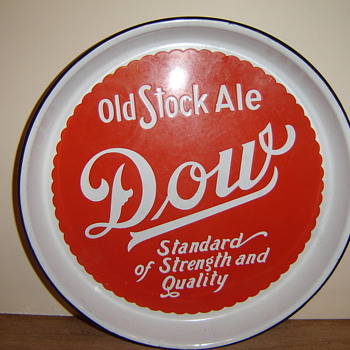 Dow Beer Porcelain Tray