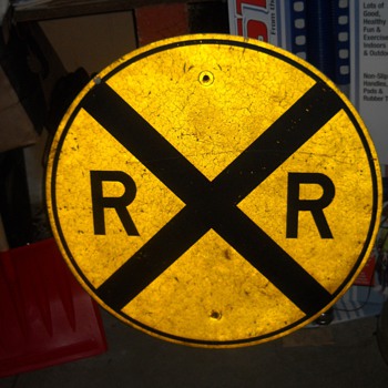 Old Railroad Crossing Sign