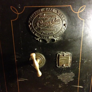 Old vintage antique Chubb safe  - Office