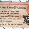 Union Trust Bank Cardboard Sign