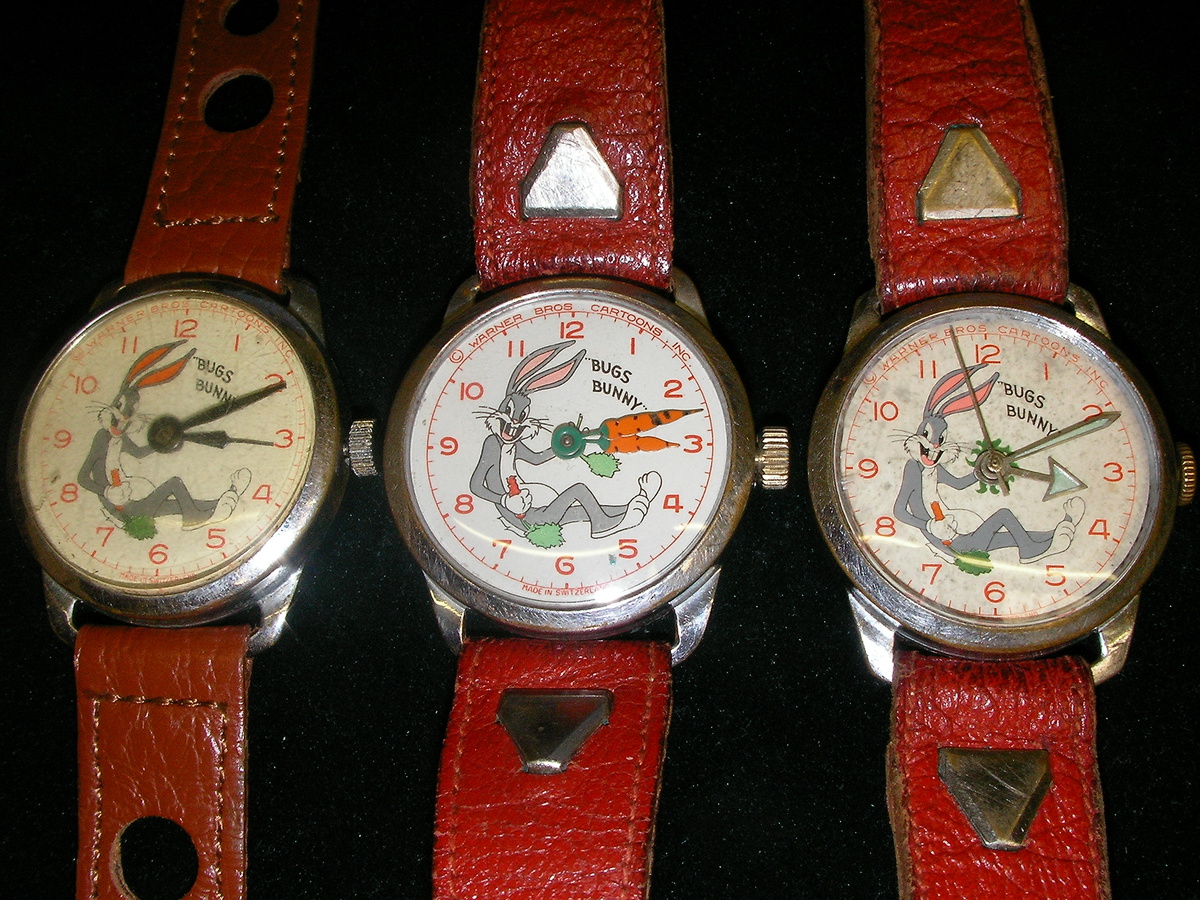 Three versions of 1951 Rexall Bugs Bunny Watches Collectors Weekly