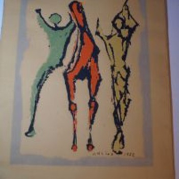 Still trying to get this appraised. Marino Marini original appears to be.
