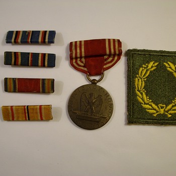A Few More Bars & Patches From My Dads World War Two Years