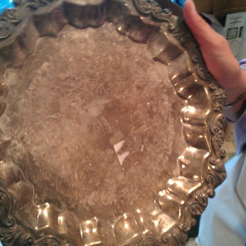 silver tray