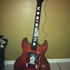Budweiser Guitar Shaped CD Player/Radio
