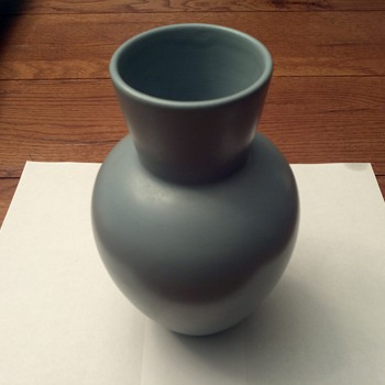 Blue made in portugal vase - Art Pottery