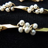 Unusual Chainlink Necklace with Pearl Clusters
