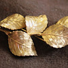 1959  Grosse Costume Jewerly  Leaf Pin