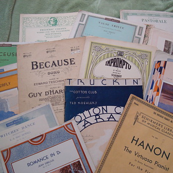 Vintage Sheet Music - Music