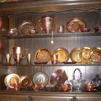 Some of my carnival glass.