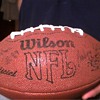 Wilson autographed football