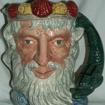 1960 Royal Doulton Toby Jug ~ Neptune - England - Art Pottery