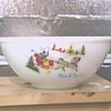 Tom & Jerry Milk glass bowl