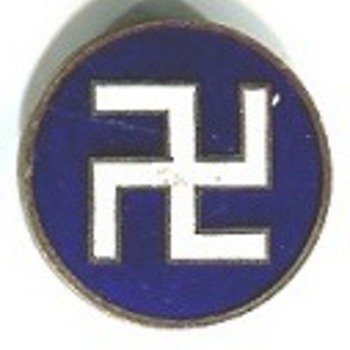 The Backward Swastika - Medals Pins and Badges