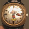 Vintage West German Self Winding 17 Jewels MICKEY MOUSE day date watch