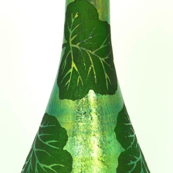Loetz Acid Cut Back Cameo Vase  c.1902