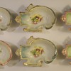 Individual Ornate Porcelain Salt Dishes From Japan