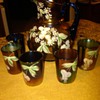Fenton pitcher set, my most recent auction find