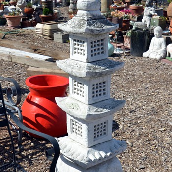 Very Large Japanese-style Pagoda Garden Statue