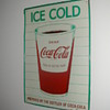 50's-60's  Coca-Cola Cup Sign "Prepared by the Bottler..."
