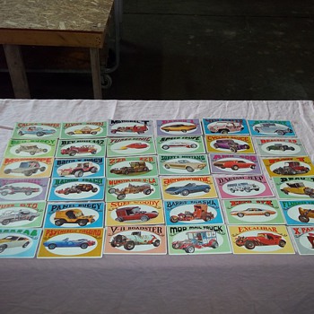 1970 GEORGE BARRIS CARS CARDS
